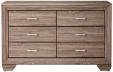 ANDREWS Taupe Dresser & Mirror