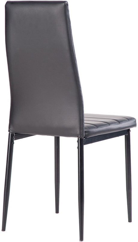 ANIKK Black 17" Wide Dining Chair
