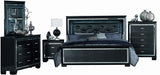 ANNIE Black 60" Height LED Lighted Bed