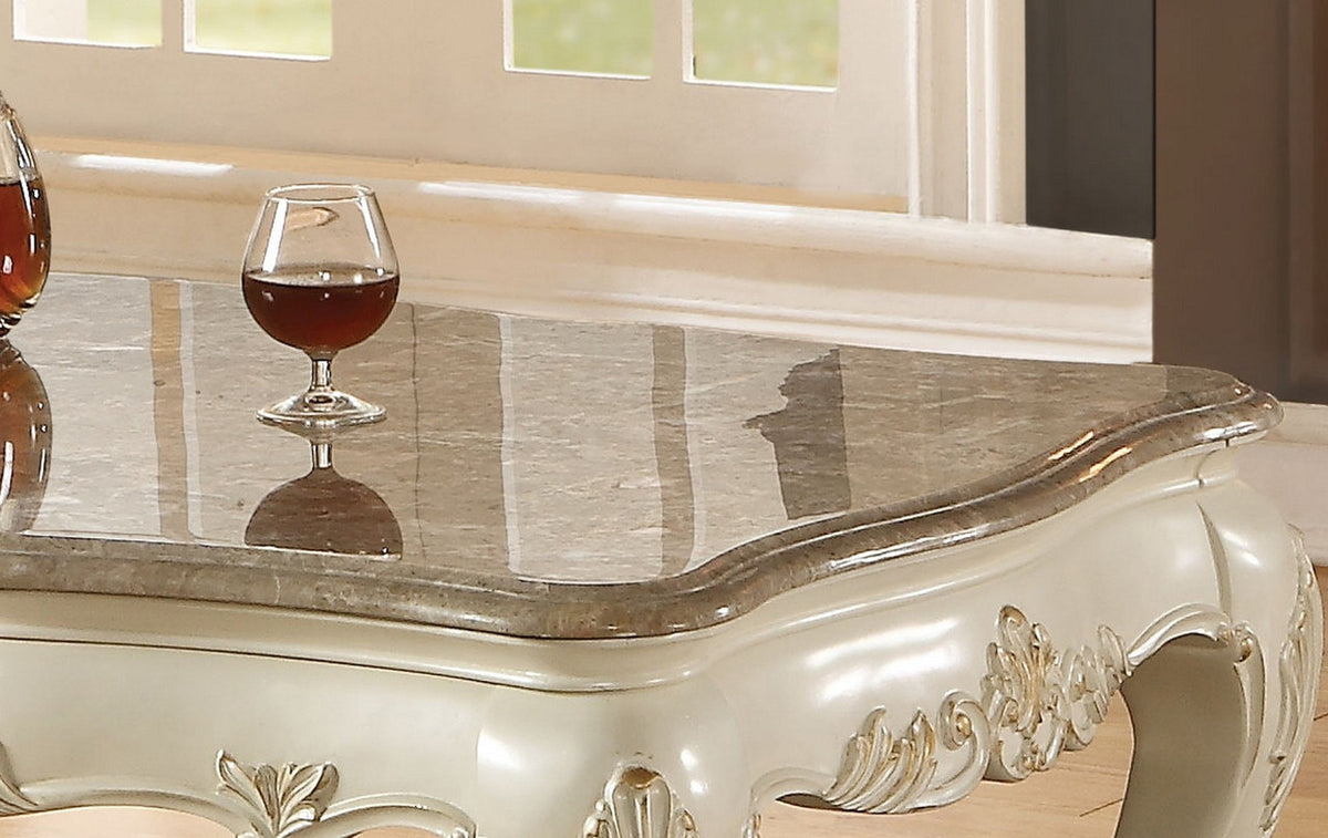 ANTOINETTE Pearl 52" Wide Coffee Table