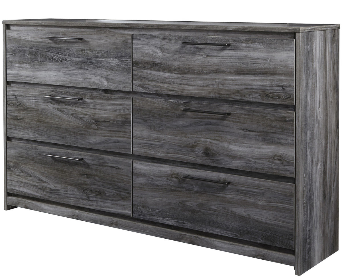 APTON Gray 62" Wide x 69" Height Dresser & Mirror