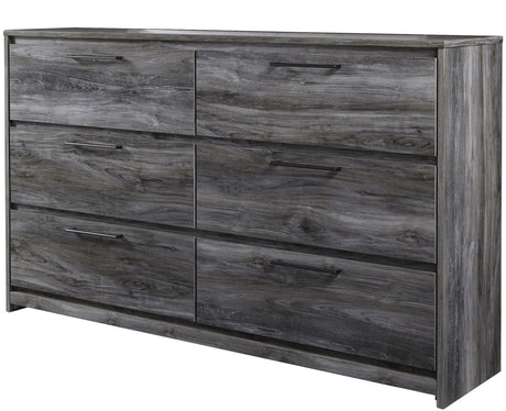 APTON Gray 62" Wide x 69" Height Dresser & Mirror