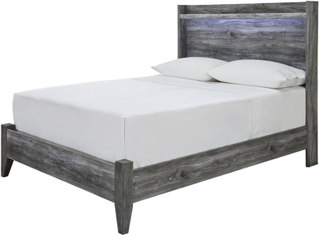 APTON Gray Lighted Bedroom Set