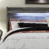 APTON Gray 52" Height Lighted Bed