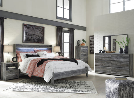 APTON Gray 52" Height Lighted Youth Bed