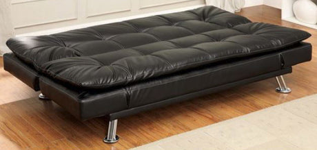 AZARIA Black Sofa Bed with Chaise
