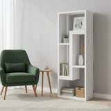 BAIER Pure White 22" Wide x 47" Height Versatile Bookcase (RTA)