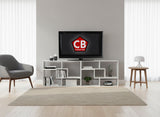 BAIER Pure White 95" Wide x 33" Height Versatile TV Stand