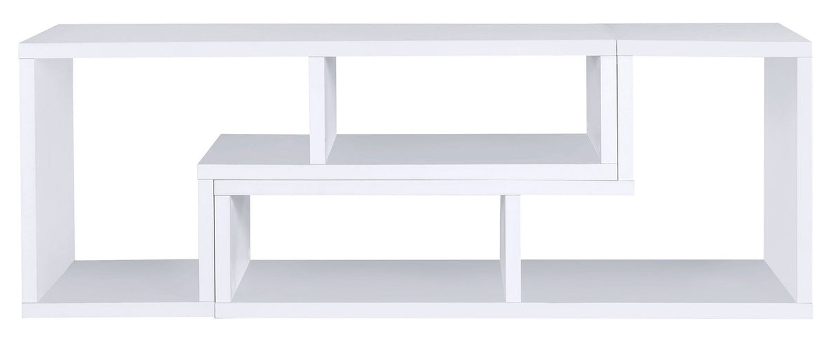 BAIER Pure White 63" Wide x 22" Height Versatile TV Stand (RTA)