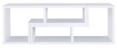 BAIER Pure White 63" Wide x 22" Height Versatile TV Stand (RTA)