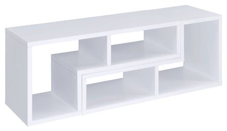 BAIER Pure White 63" Wide x 22" Height Versatile TV Stand (RTA)