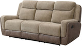 BANDERA Brown Power Reclining Sofa & Loveseat