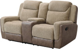 BANDERA Brown Power Reclining Sofa & Loveseat