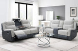 BANDERA Gray Power Reclining Sofa & Loveseat