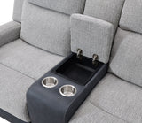 BANDERA Gray Power Reclining Sofa & Loveseat
