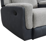 BANDERA Gray Power Reclining Sofa & Loveseat