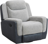 BANDERA Gray Power Reclining Sofa & Loveseat