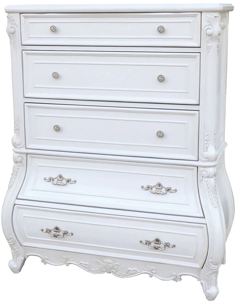 BARBAROSA White Upholstered Bedroom Set