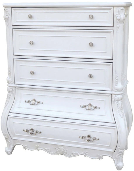 BARBAROSA White Upholstered Bedroom Set