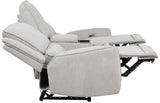BARRETT Light Gray Fabric Power Reclining Sofa & Loveseat