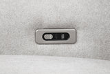 BARRETT Light Gray Chenille 71" Wide x 40" Height Power Reclining Loveseat