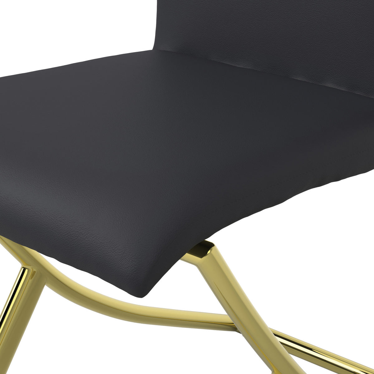 BARRETT-LEZIA Black & Gold 5 Piece Dining Set