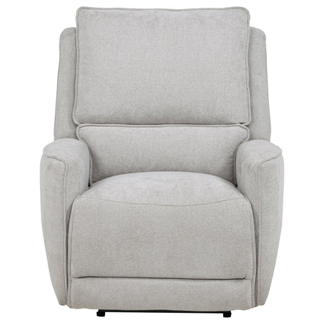 BARRETT Light Gray Chenille 36" Wide x 40" Height Rocker Recliner