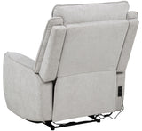 BARRETT Light Gray Chenille 36" Wide x 40" Height Rocker Recliner