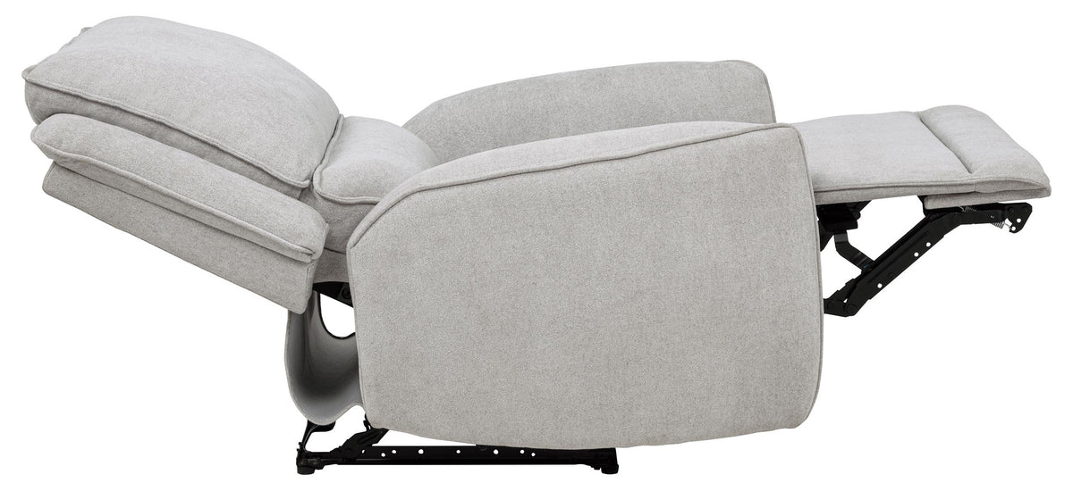BARRETT Light Gray Chenille 36" Wide x 40" Height Rocker Recliner