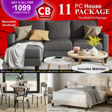 The BASICS 12 Piece Home Furniture Package