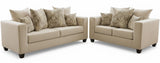 BAYRON Cream Sofa & Loveseat