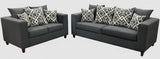 BAYRON Dark Gray Sofa & Loveseat