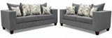 BAYRON Medium Gray Sofa & Loveseat