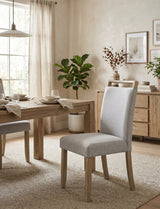 BAYSIDE Greige 19" Wide Dining Chair