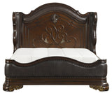 BEACON Dark Cherry 75" Height Luxury Master Bed