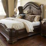 BEACON Dark Cherry 75" Height Luxury Master Bed