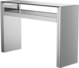 BEDAZEL Mirrored 48" Wide LED Sofa Table