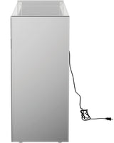 BEDAZEL Mirrored 48" Wide LED Sofa Table