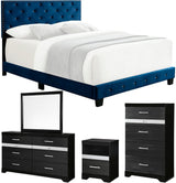 BEKEI Blue Bedroom