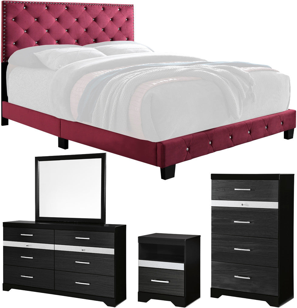 BEKEI Pink Bedroom