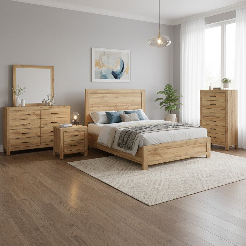 BELEME Natural Bedroom Set