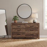 BELEME Brown 59" Wide x 40" Height Dresser