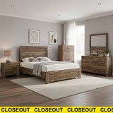 BELEME Brown Bedroom Set