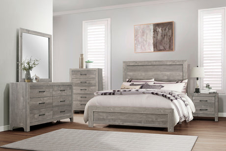 BELEME Gray Bedroom Set
