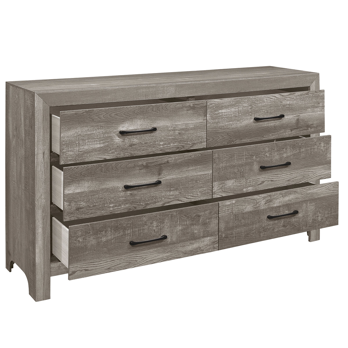 BELEME Brown 59" Wide x 40" Height Dresser