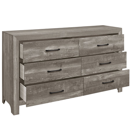 BELEME Brown 59" Wide x 40" Height Dresser