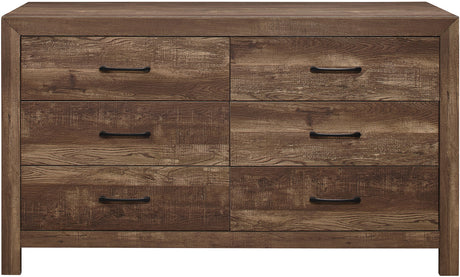 BELEME Brown 59" Wide x 40" Height Dresser