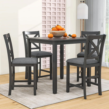 BELTA Gray 5 Piece Counter Set