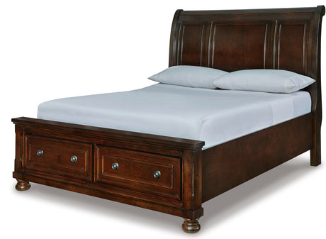 ATLAS Dark Brown Storage Bedroom Set