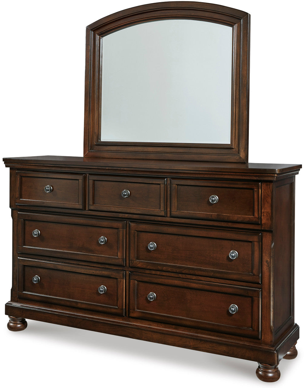 ATLAS Dark Brown Storage Bedroom Set